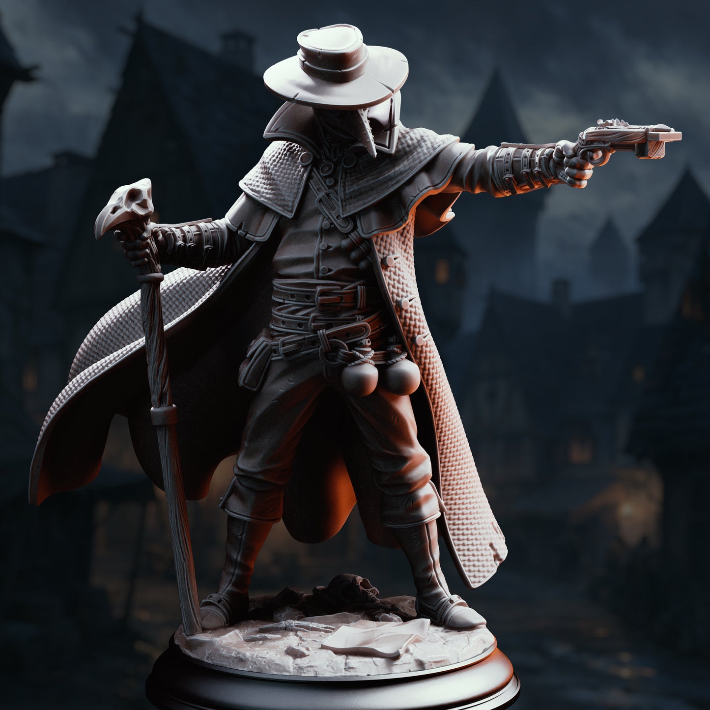 3D Printed Deranged Plague Doctor by DM Stash