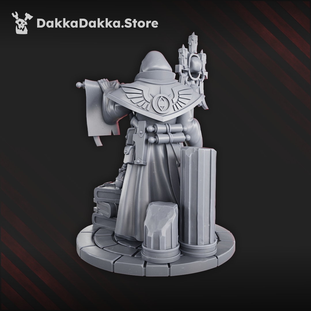 3D Printed Ecclesiastical Envoy by DakkaDakka Mininatures