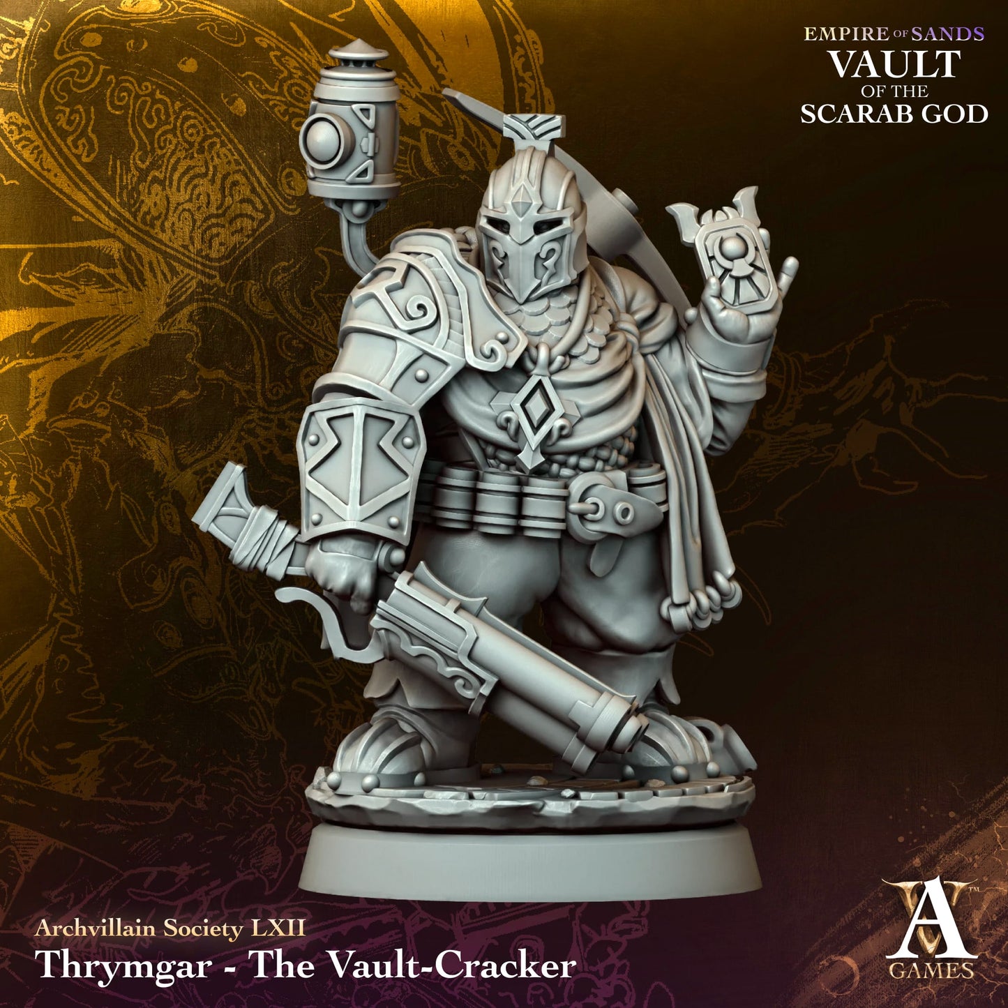 3D Printed Thrymgar - The Vault Cracker by Archvillain Games