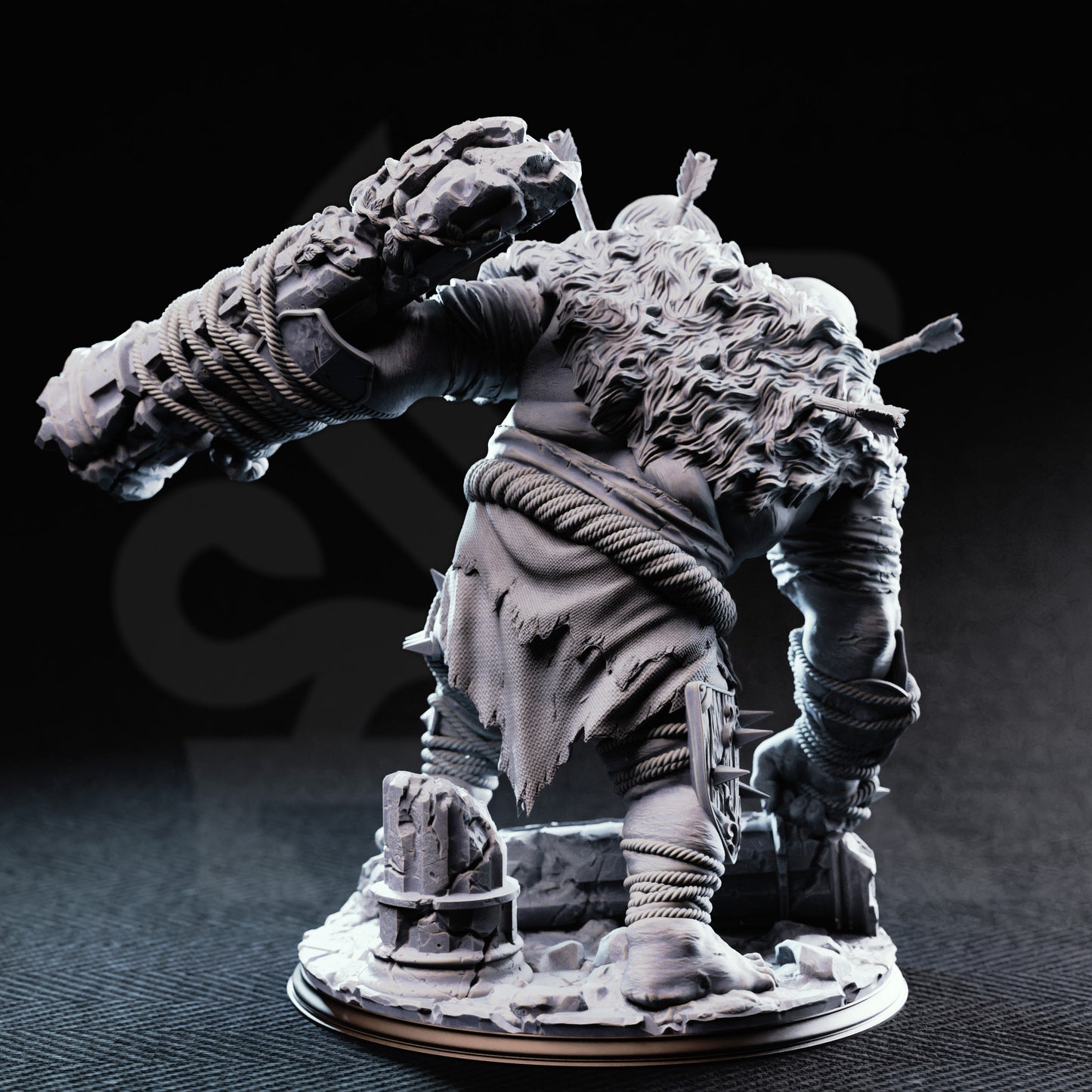 3D Printed Ettin Brute - Flimm & Krim by DM Stash