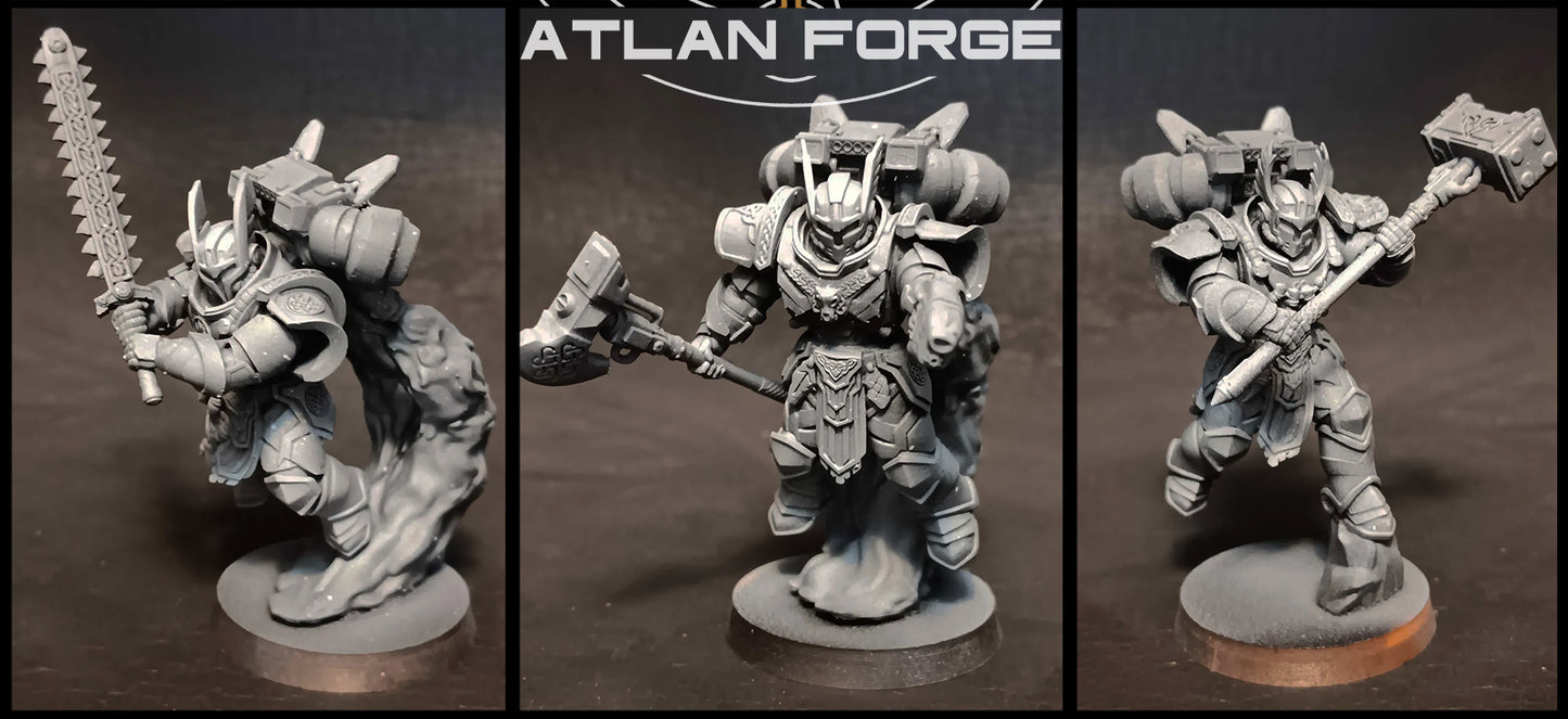 3d Printed Asgardian Skybreakers x5 by Atlan Forge Miniatures