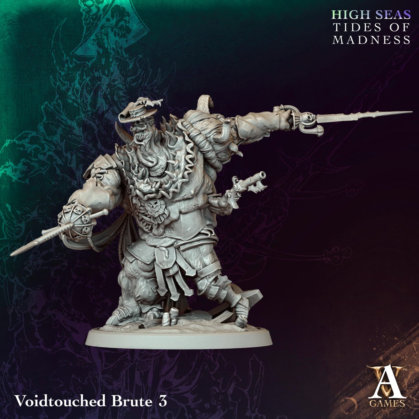 3D Printed Voidtouched Brutes by Archvillain Games