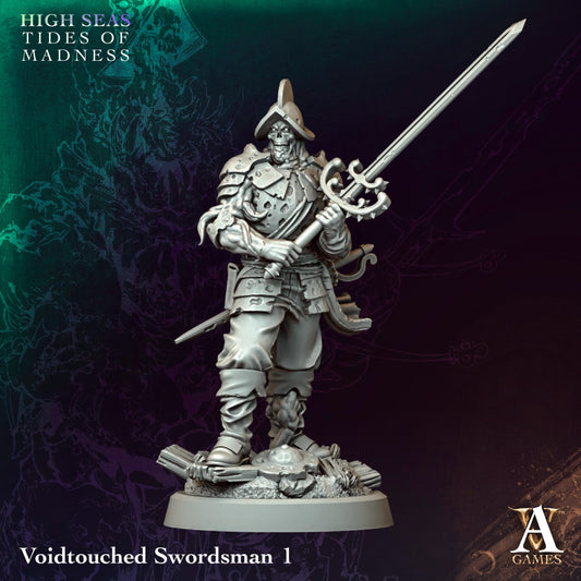 3D Printed Voidtouched Swordsmen by Archvillain Games