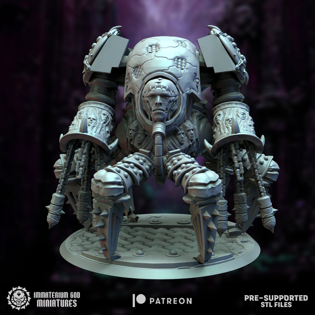 3d Printed Hellmech by Immaterium God