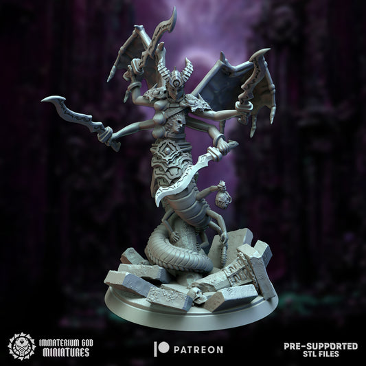 3d Printed Scolondraxia, Queen of Excess by Immaterium God