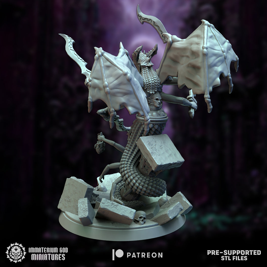 3d Printed Scolondraxia, Queen of Excess by Immaterium God