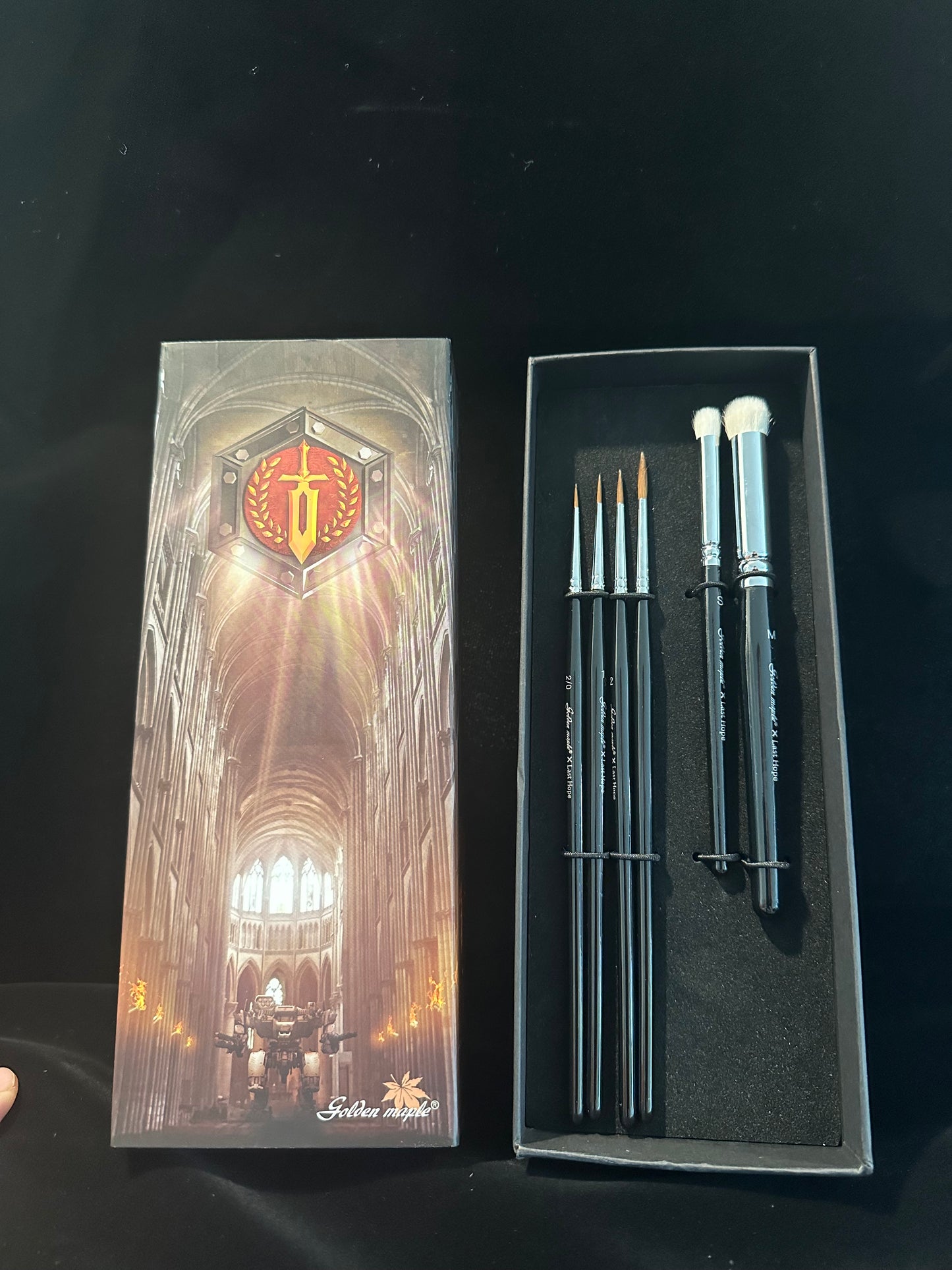 Warlord Kolinsky Paint Brush Set