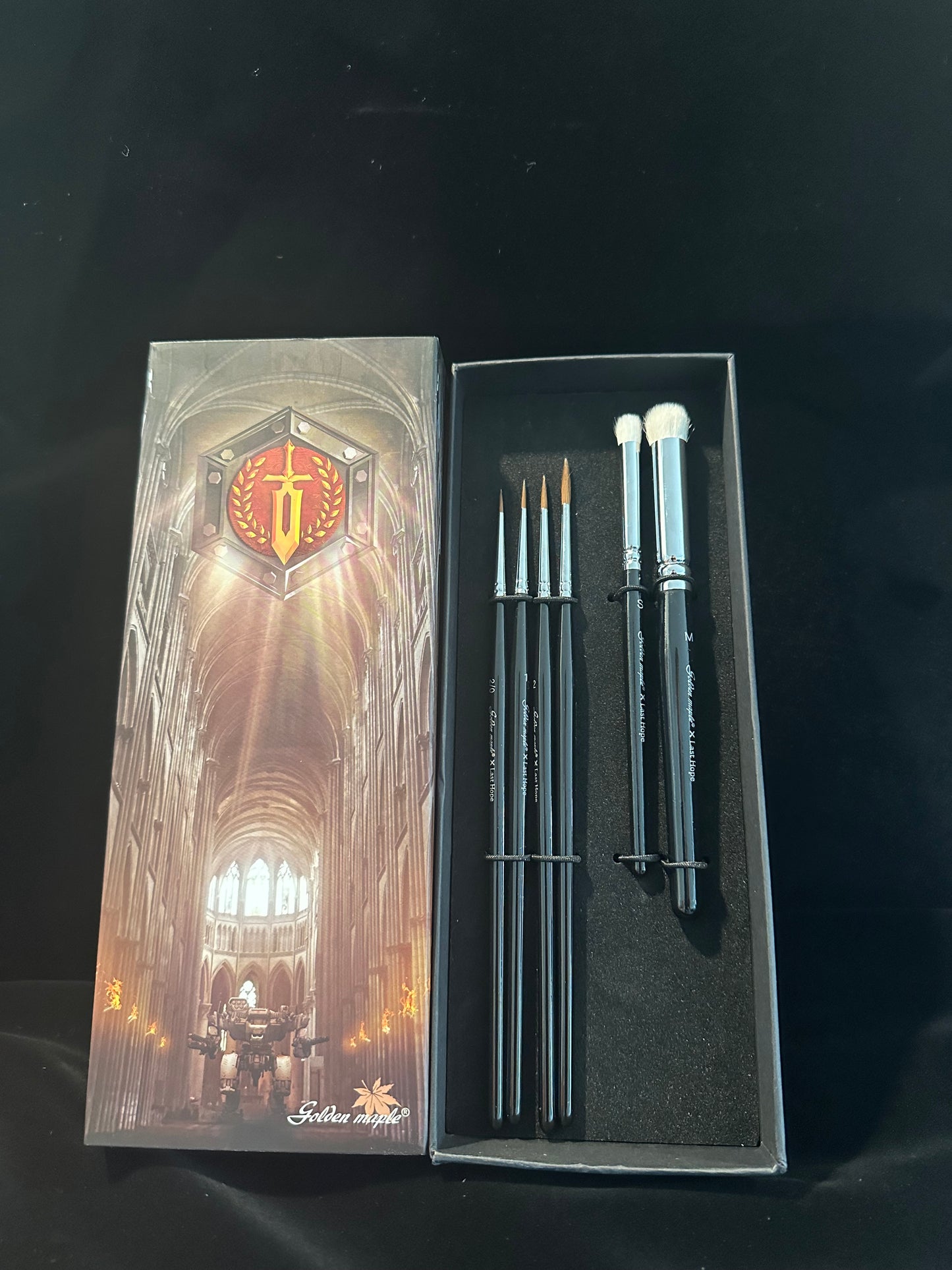 Warlord Kolinsky Paint Brush Set