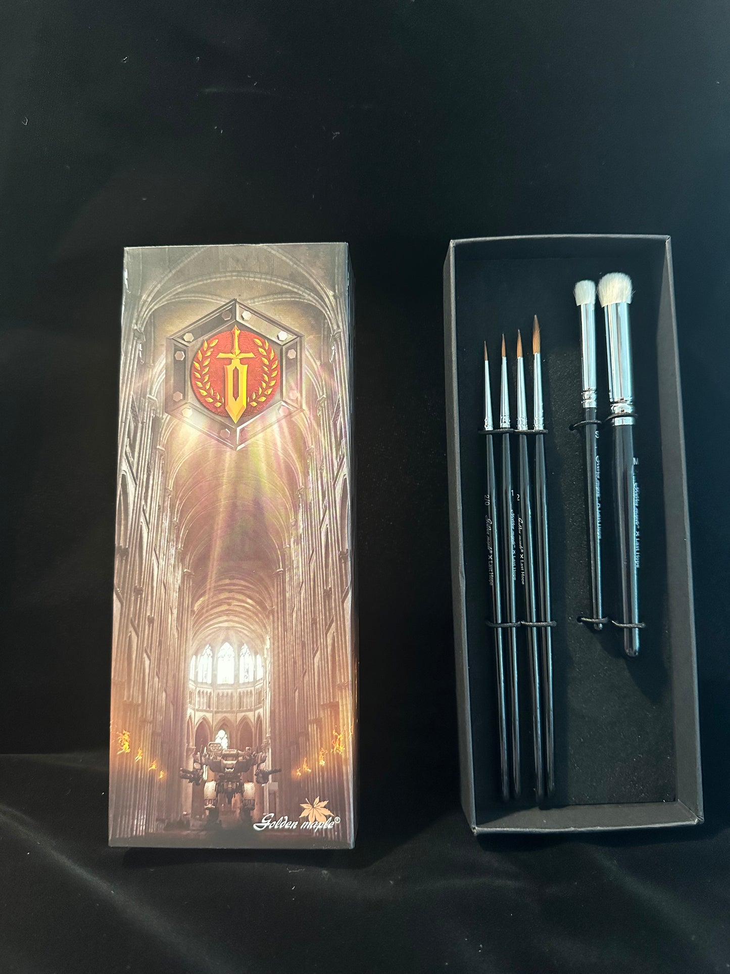 Warlord Kolinsky Paint Brush Set
