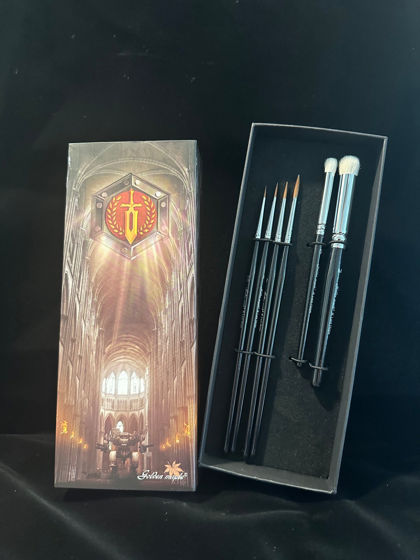 Warlord Kolinsky Paint Brush Set