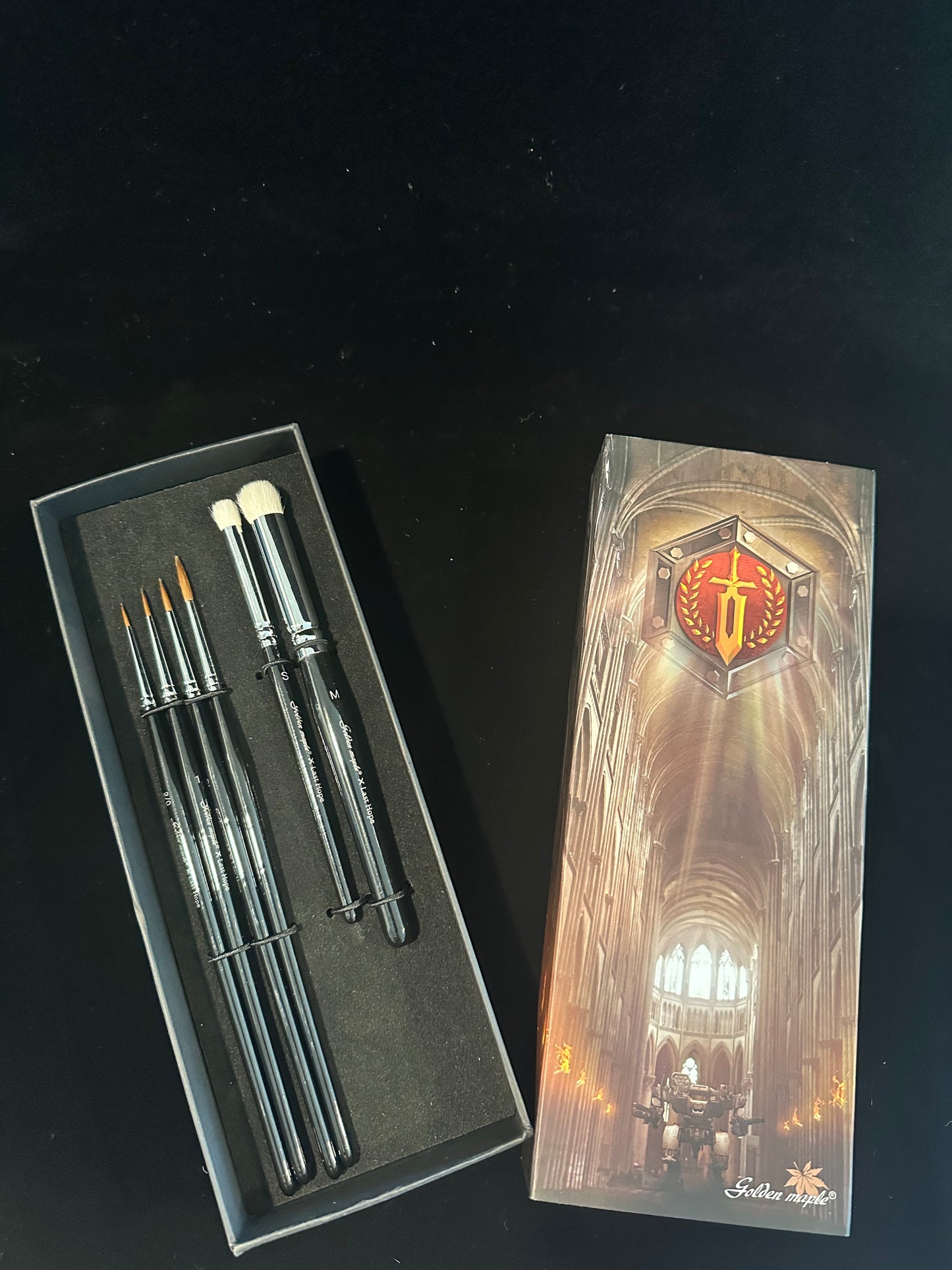 Warlord Kolinsky Paint Brush Set