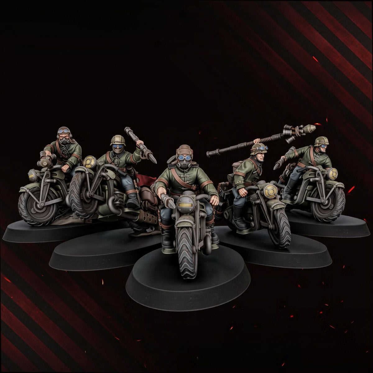 3D Printed Doomsday Assault Riders by DakkaDakka Miniatures