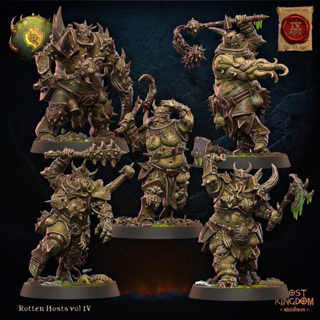 3D Printed Spoiled Forsaken Regiment x10 by Lost Kingdom Miniatures