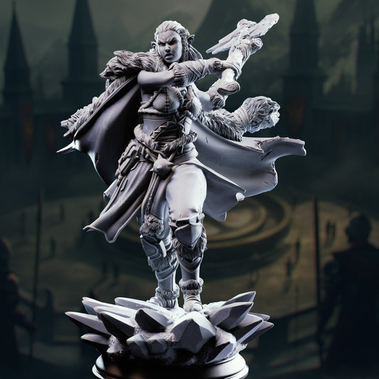 3D Printed Goliath Barbarian Sorcerer by DM Stash