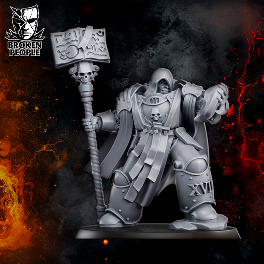 3d Printed Justicar Pank'Hoi Burning Sword by DakkaDakka Miniatures