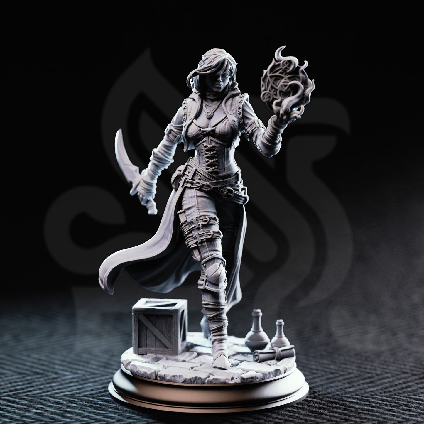 3D Printed Arcane Trickster Rogue by DM Stash