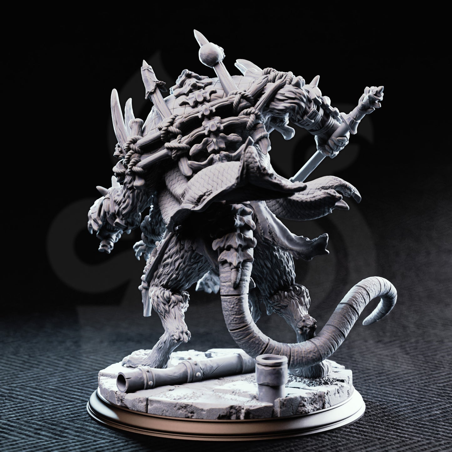 3D Printed The Rat King by DM Stash