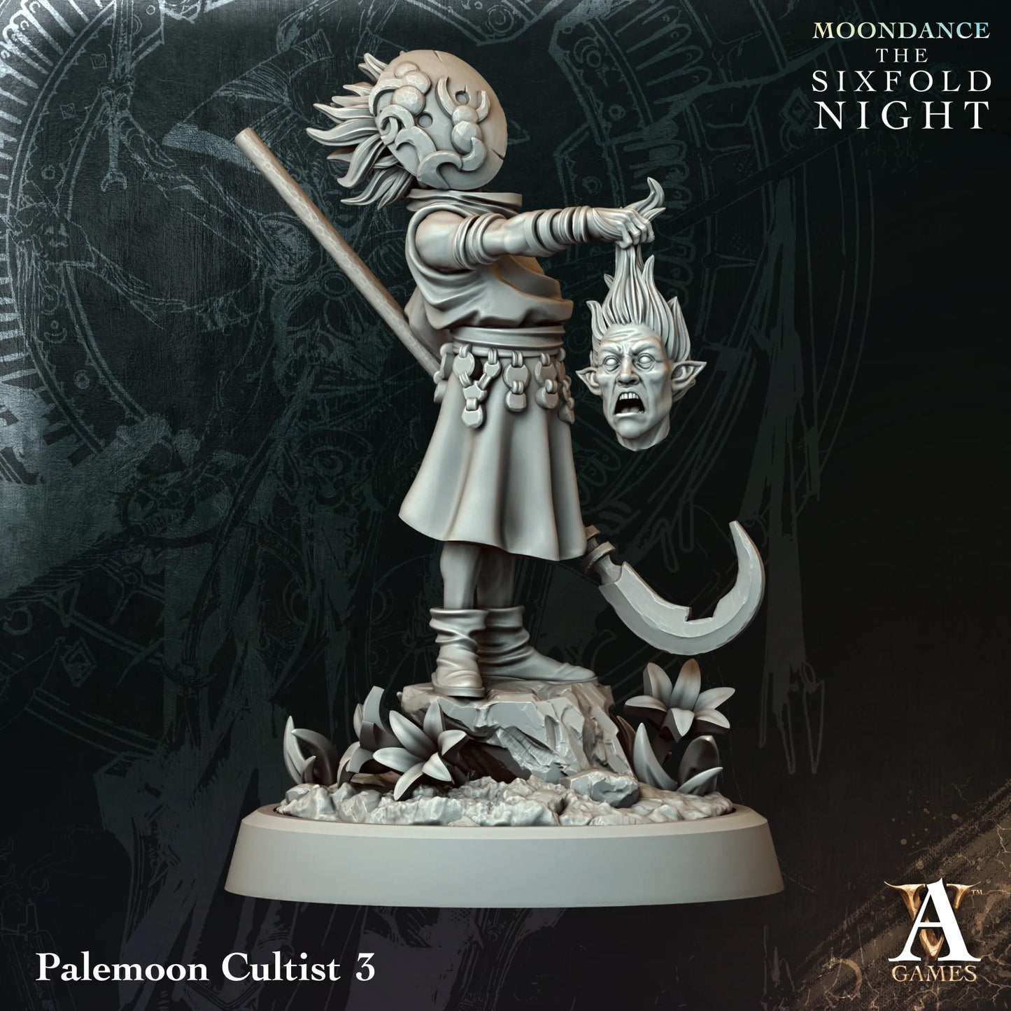 3D Printed Palemoon Cultists by Archvillain Games