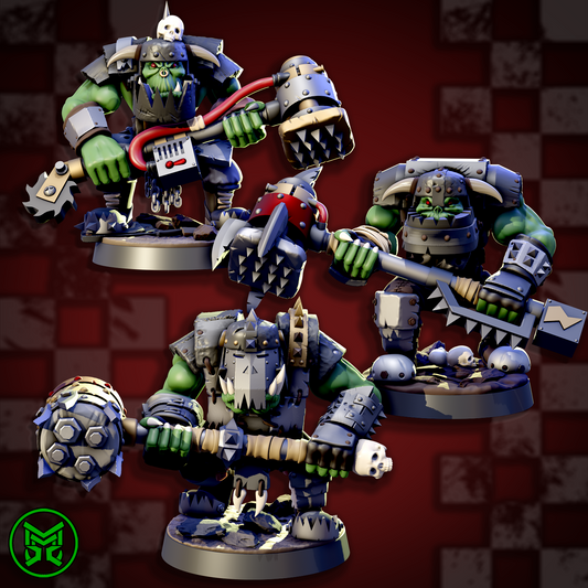 3d Printed Smasha Boyz by Mekka Miniatures