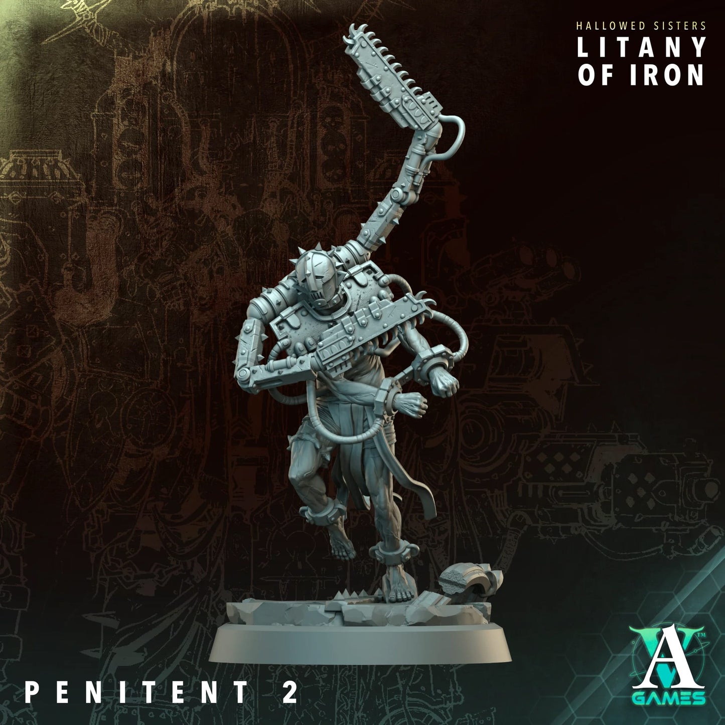 3D Printed Penitents by Archvillain Games