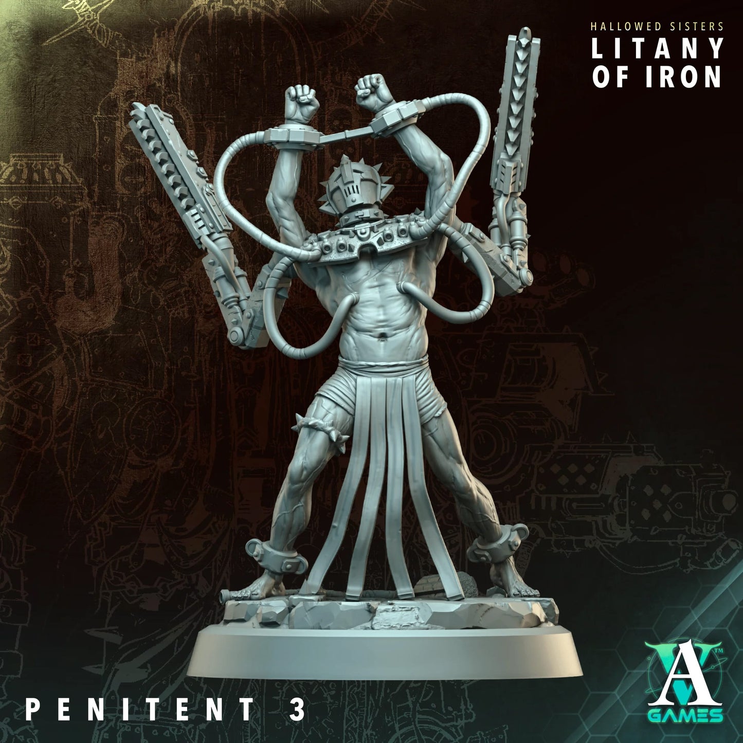 3D Printed Penitents by Archvillain Games
