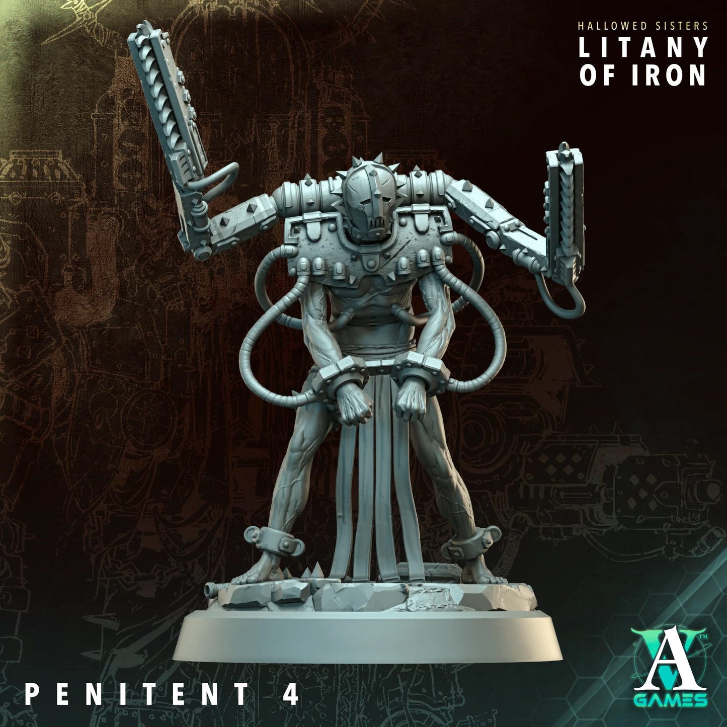3D Printed Penitents by Archvillain Games