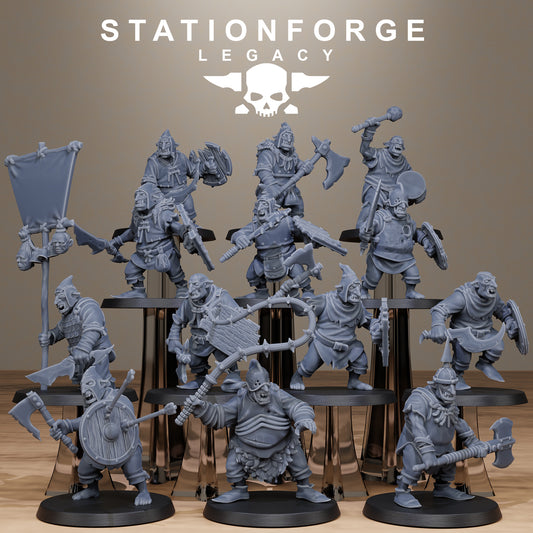 3D Printed Chaosvale Hobgoblins by StationForge Legacy Miniatures