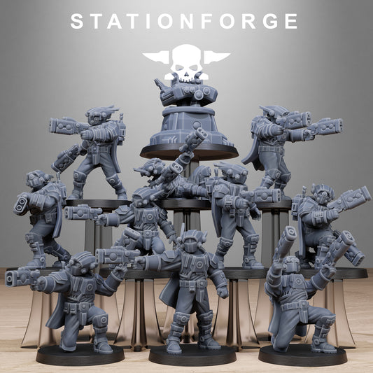 3D Printed Tarion PIstoleers by StationForge Miniatures