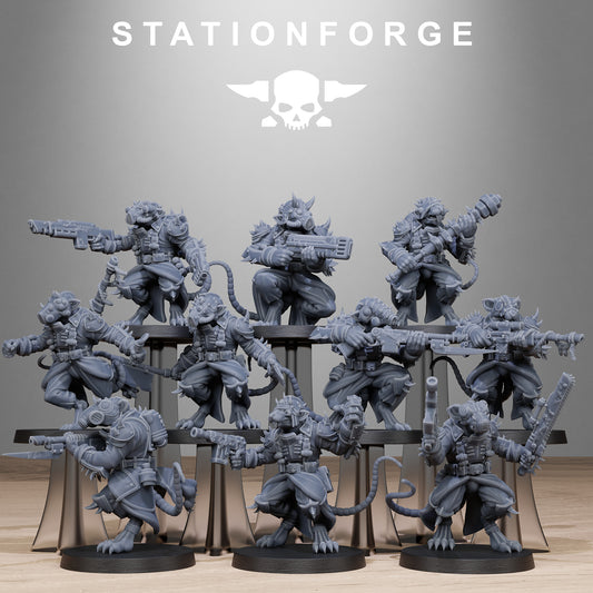 3D Printed Corrupted Guard Raticus by StationForge Miniatures