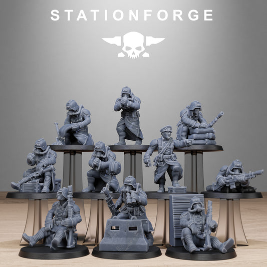3D Printed GrimGuard Battlefront by StationForge Miniatures
