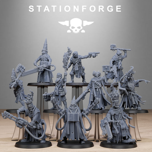 3D Printed GrimCorp Firers by StationForge Miniatures