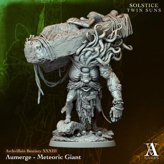 3D Printed Aumerge - Meteoric Giant by Archvillain Games