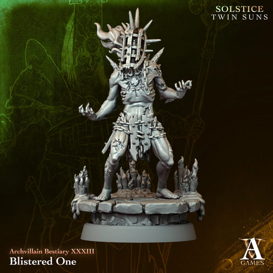 3D Printed Blistered One by Archvillain Games