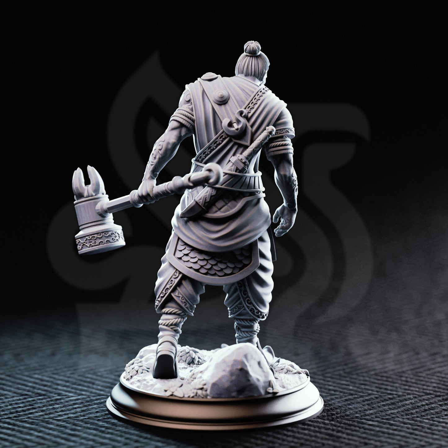 3D Printed Exotic Mercenary - Sindan the Southern Hammer by DM Stash