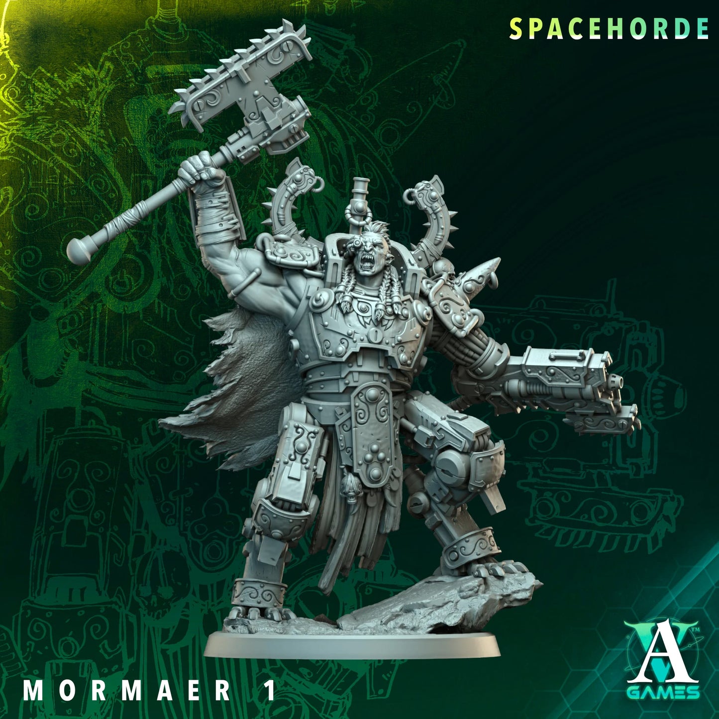 3D Printed Mormaer by Archvillain Games
