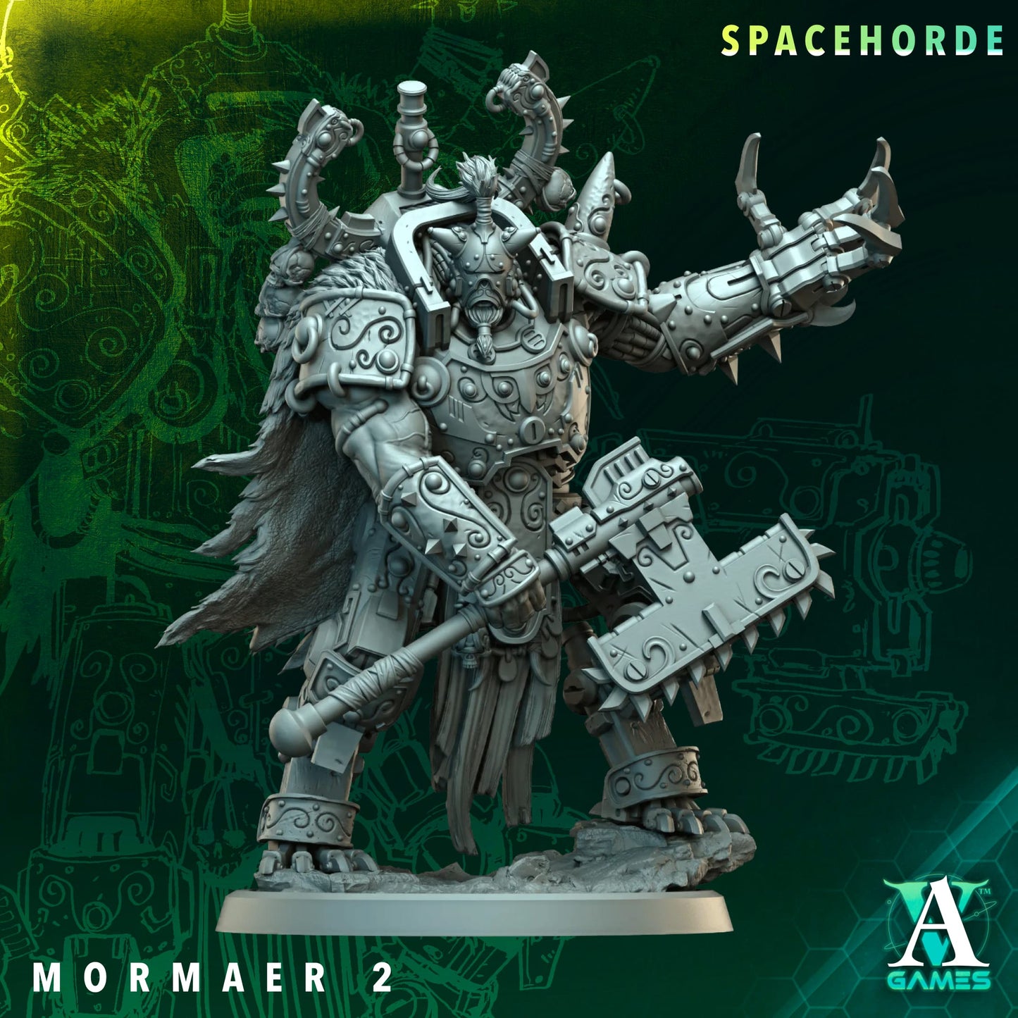 3D Printed Mormaer by Archvillain Games