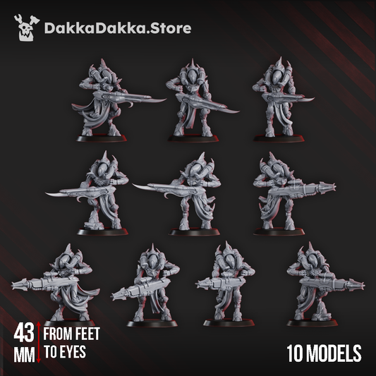 3d Printed Spacelair Defenders by DakkaDakka Miniatures