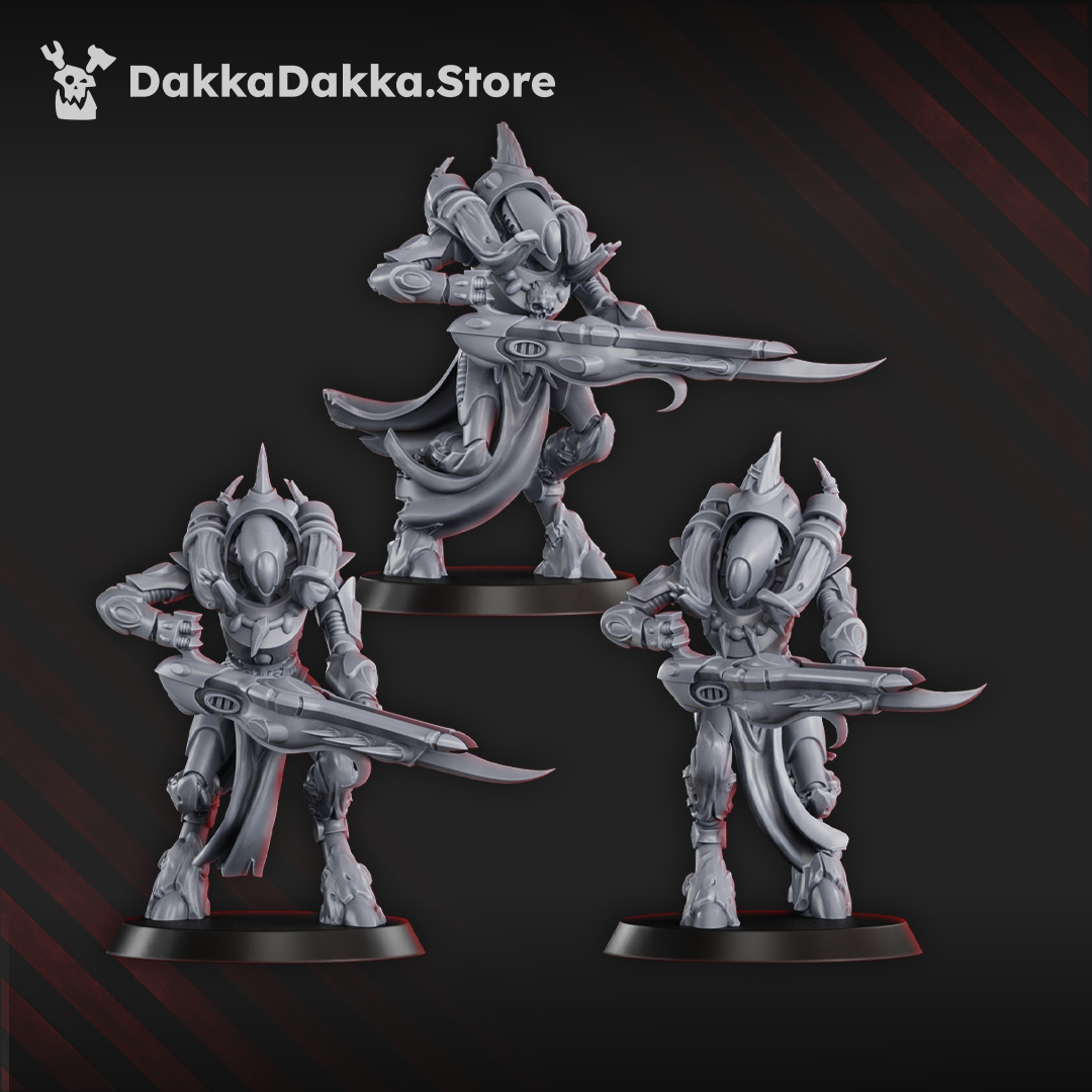 3d Printed Spacelair Defenders by DakkaDakka Miniatures