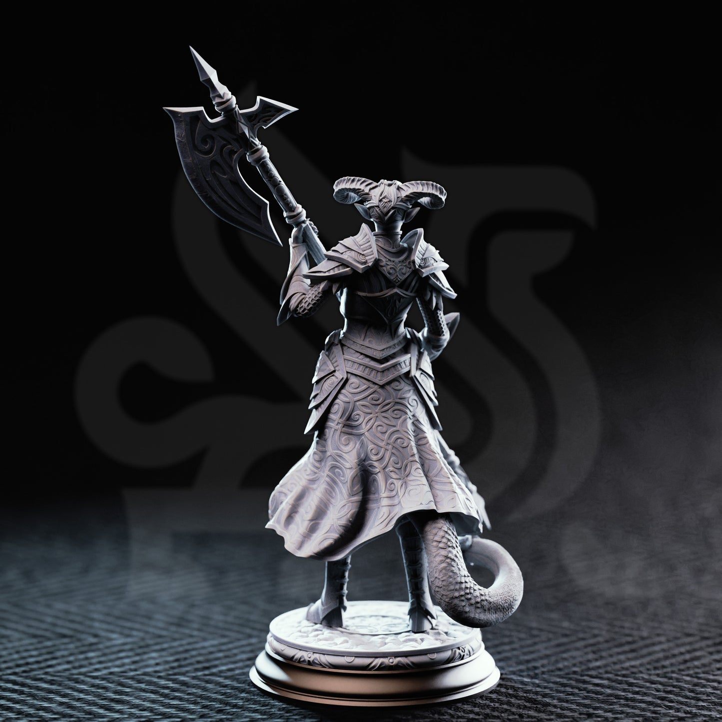 3D Printed Tiefling Noblewoman by DM Stash