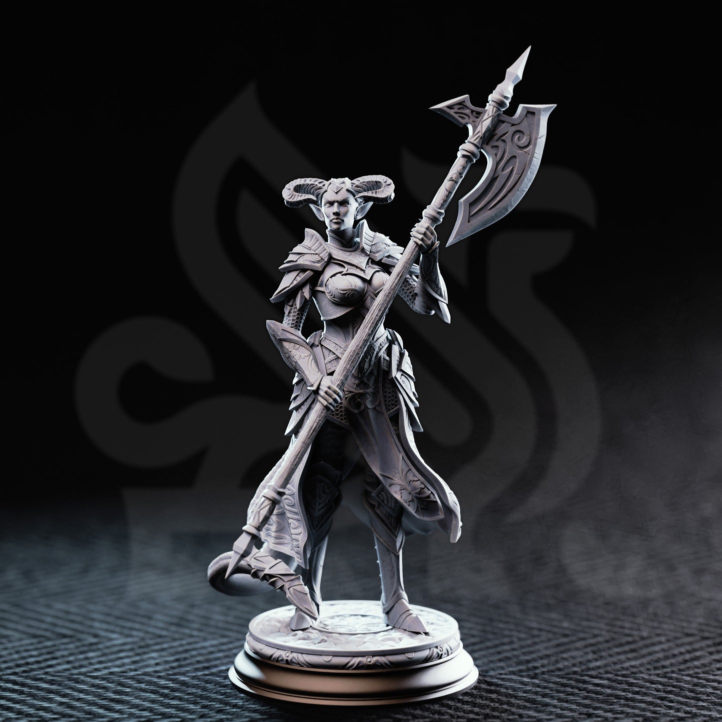 3D Printed Tiefling Noblewoman by DM Stash