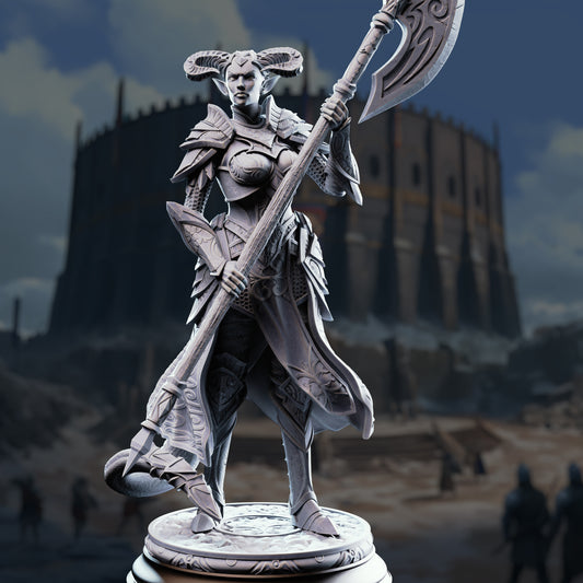 3D Printed Tiefling Noblewoman by DM Stash