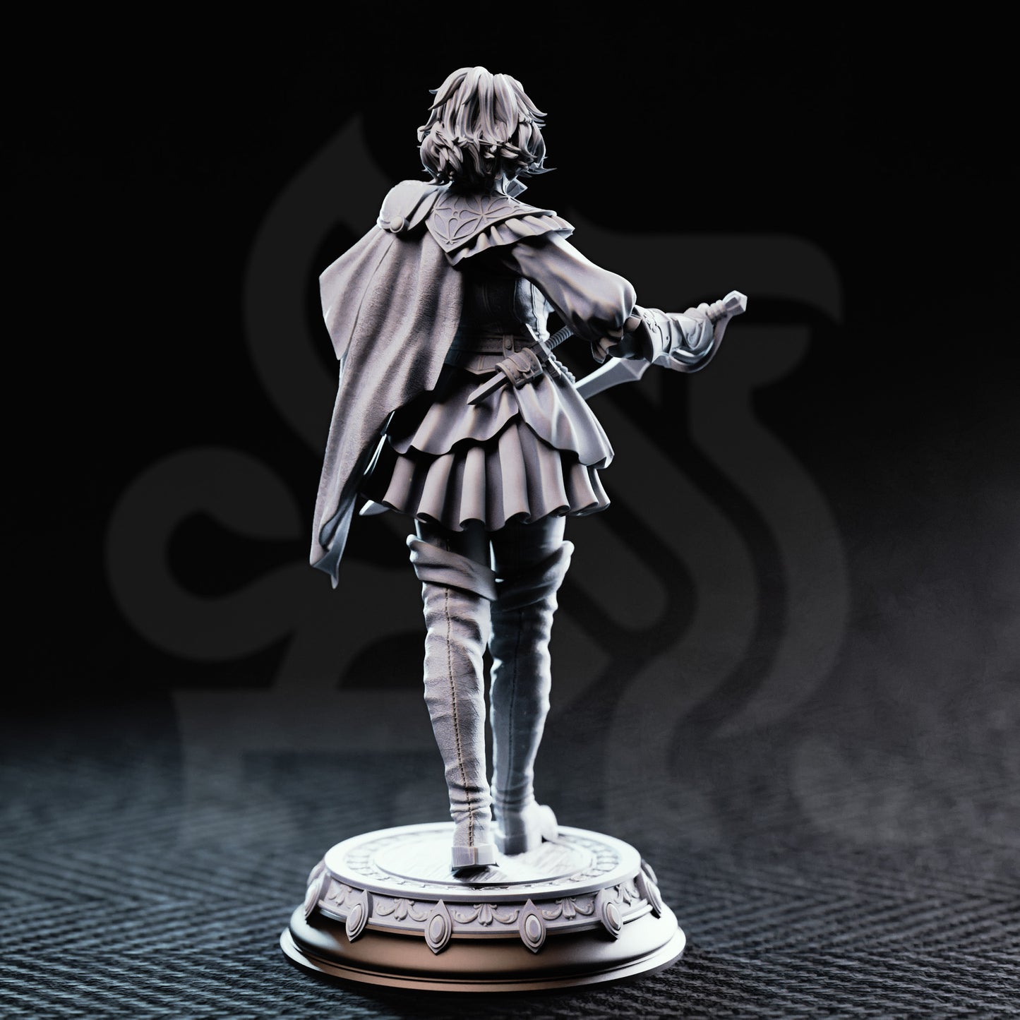 3D Printed Vampire Noblewoman Duelist by DM Stash