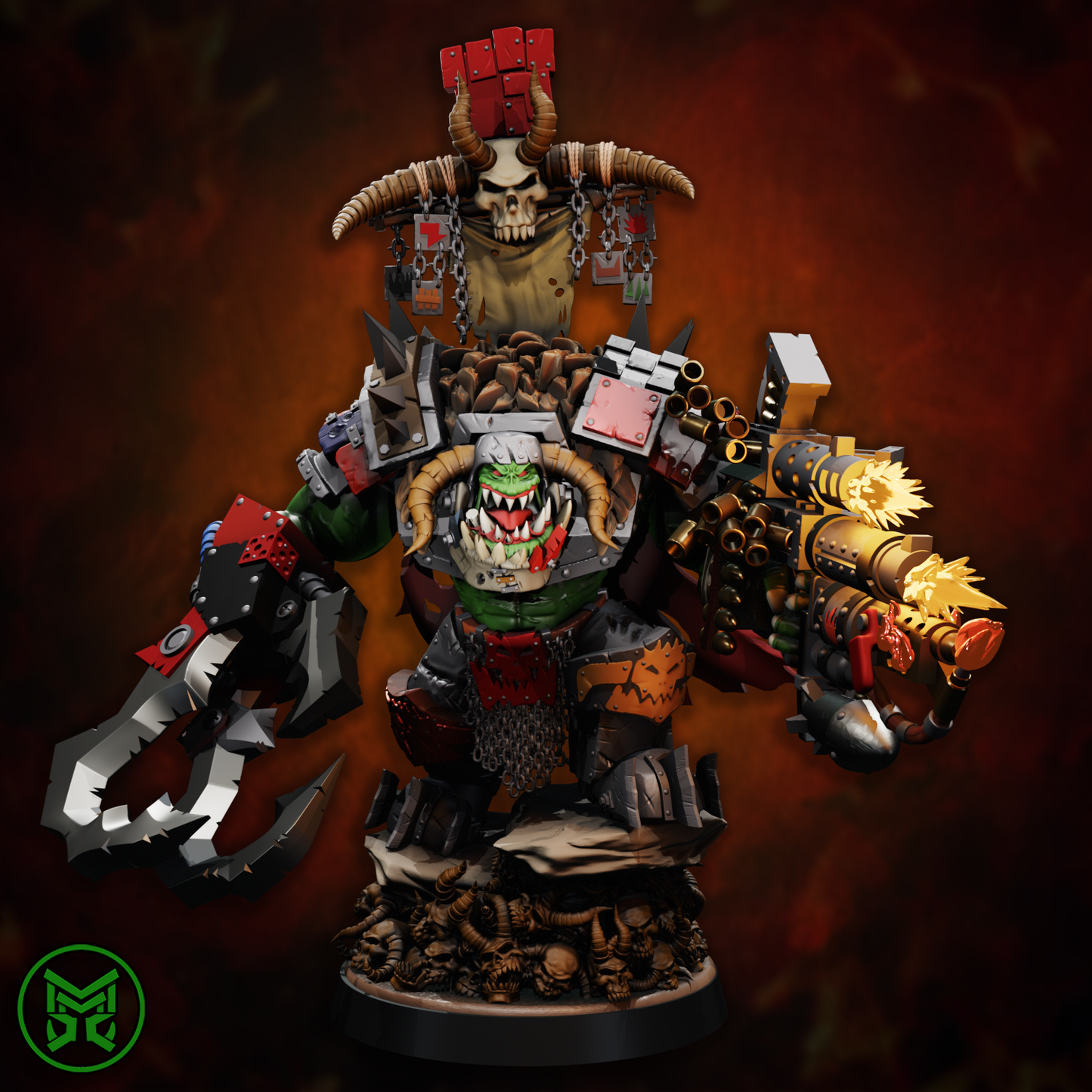 3d Printed Da Daemon Killa by Mekka Miniatures