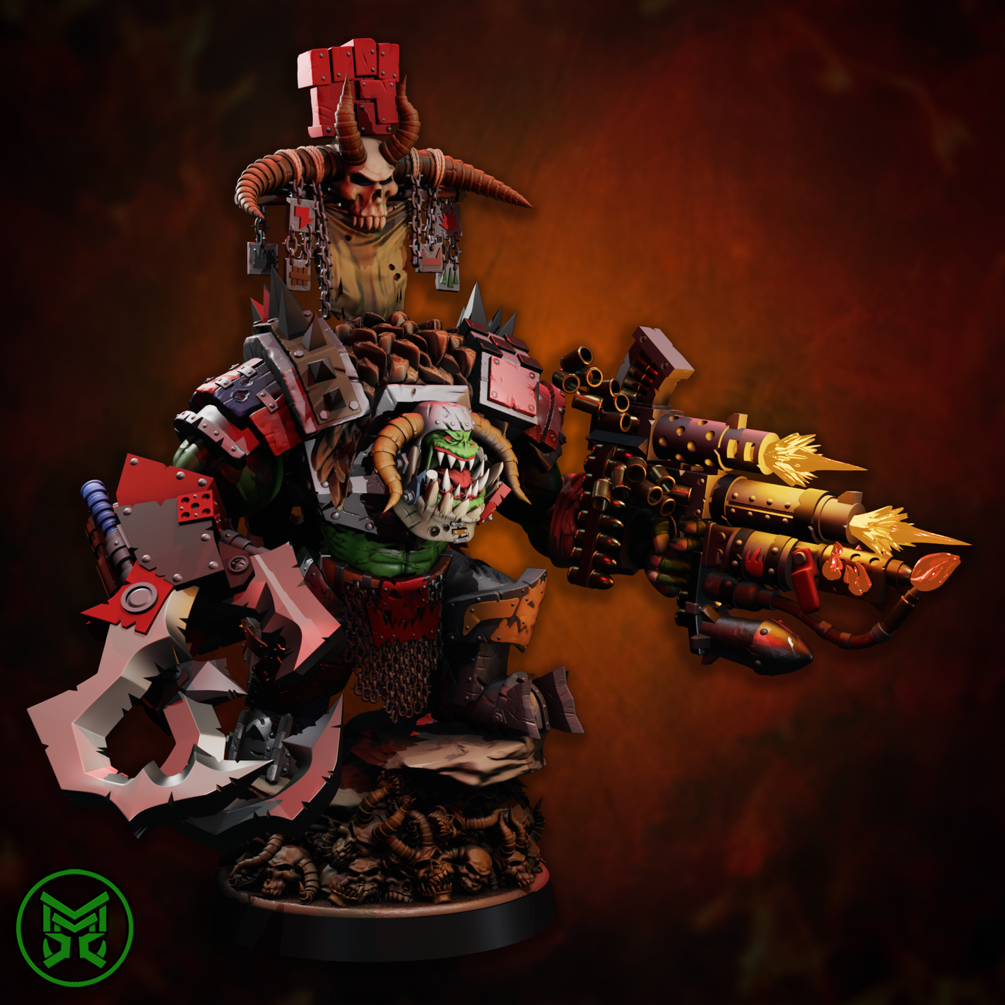 3d Printed Da Daemon Killa by Mekka Miniatures