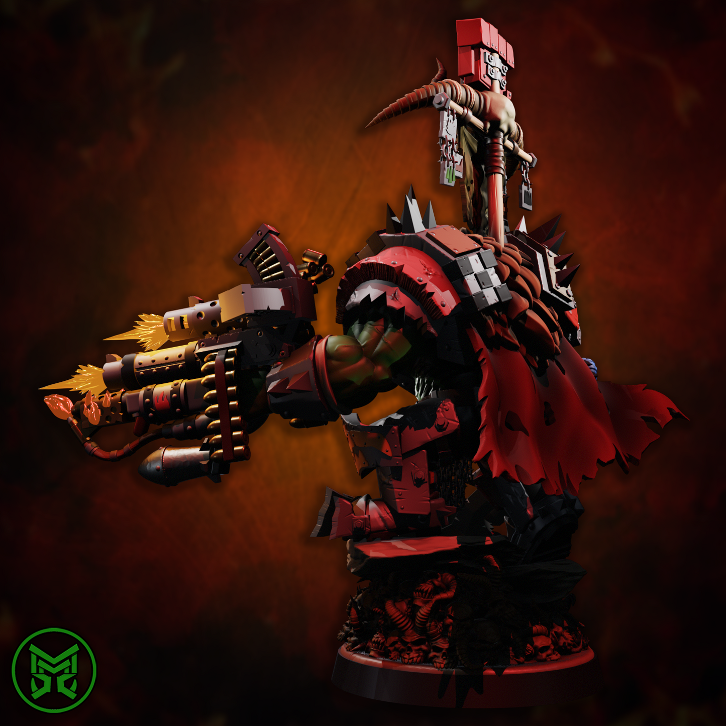 3d Printed Da Daemon Killa by Mekka Miniatures