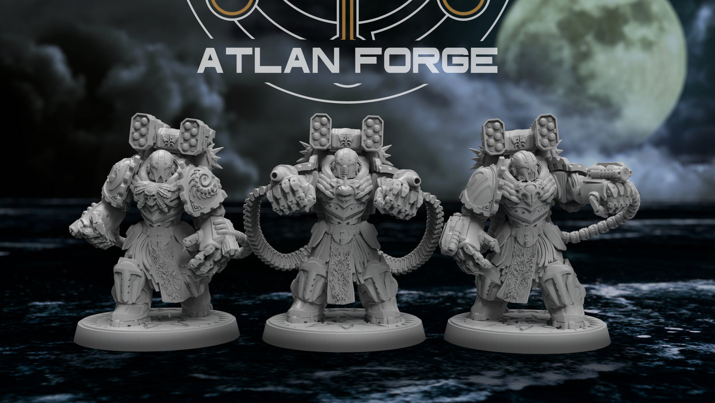 3d Printed Wai-Toa Hopukanga Brutes x3 by Atlan Forge