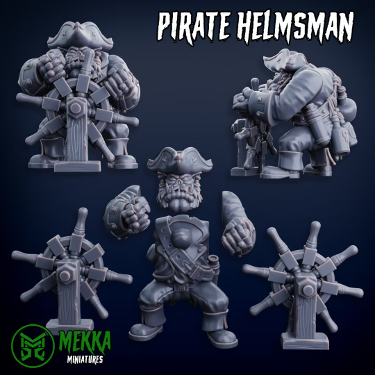 Copy of 3d Printed Orc Helmsman and Gunner by Mekka Miniatures