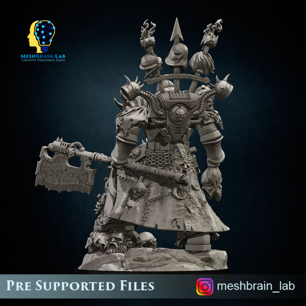Meshbrain Lab 3d Printed Doom Marine Executor Lord by Meshbrain Labs – Last Hope ...