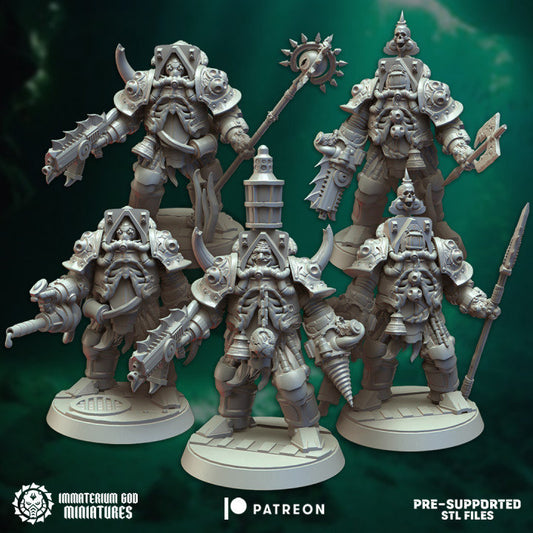 3d Printed Abyssal Exterminators Set by Immaterium God Miniatures