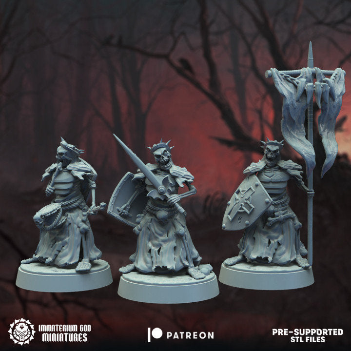 3d Printed Tomb Guardians Set by Immaterium God Miniatures